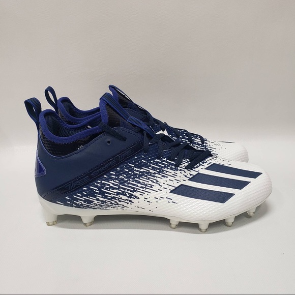 adidas Shoes | Adidas Adizero Scorch Navy Blue White Mens Cleats | Poshmark
